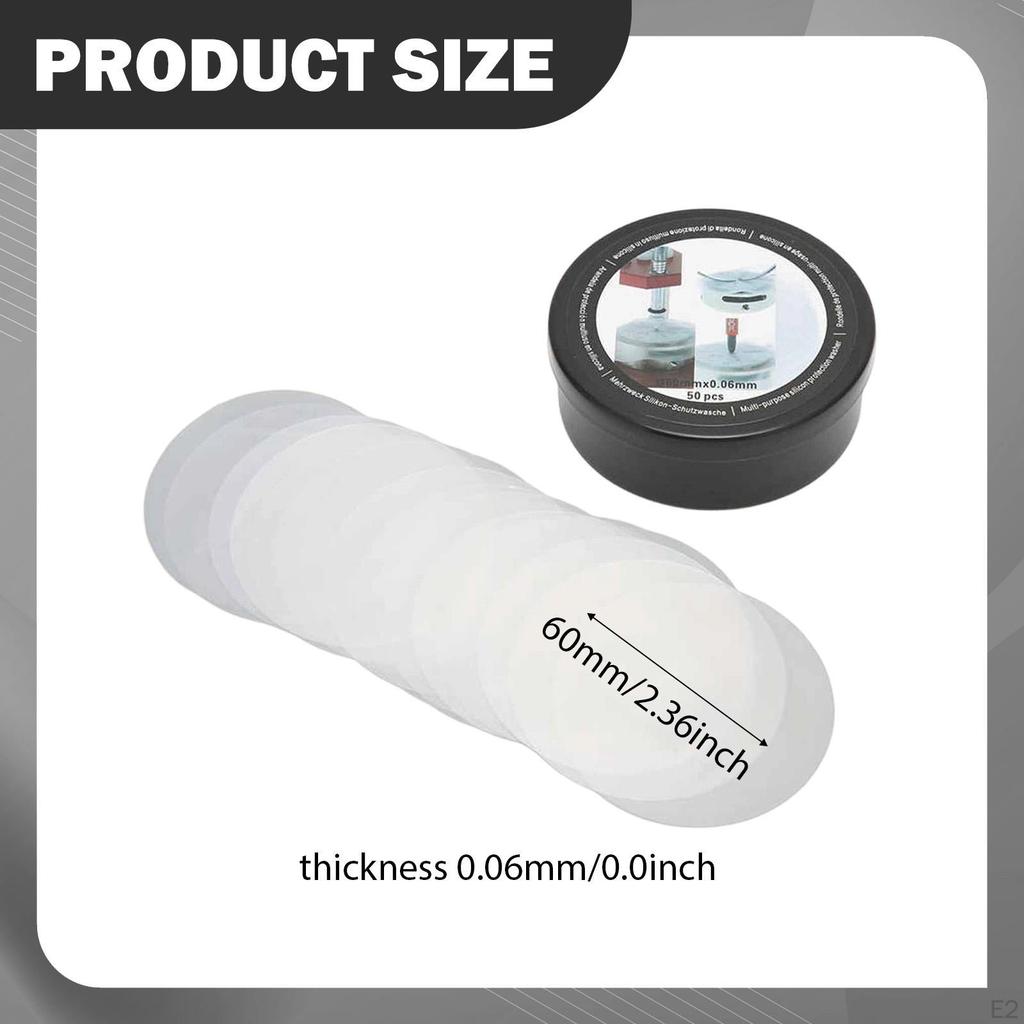 50x Watch Dial Case Back Pads 60mm Dia Cushion Accessories with Box Protector Sheets Repair