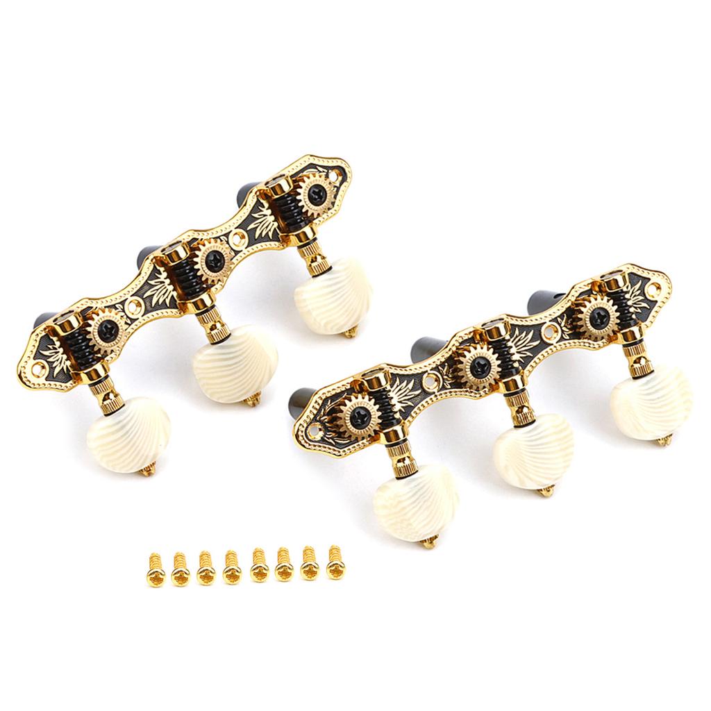 3L 3R Guitar String Tuning Pegs Guitar String Tuner Guitar Machine Heads Guitar Knobs Keys for Acoustic Electric Guitar
