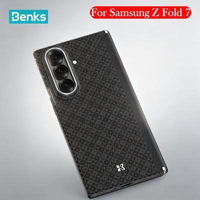 Benks Hülle für Samsung Z Fold 7 Kevlar Kabelloses Laden Rückseitenabdeckung Schale