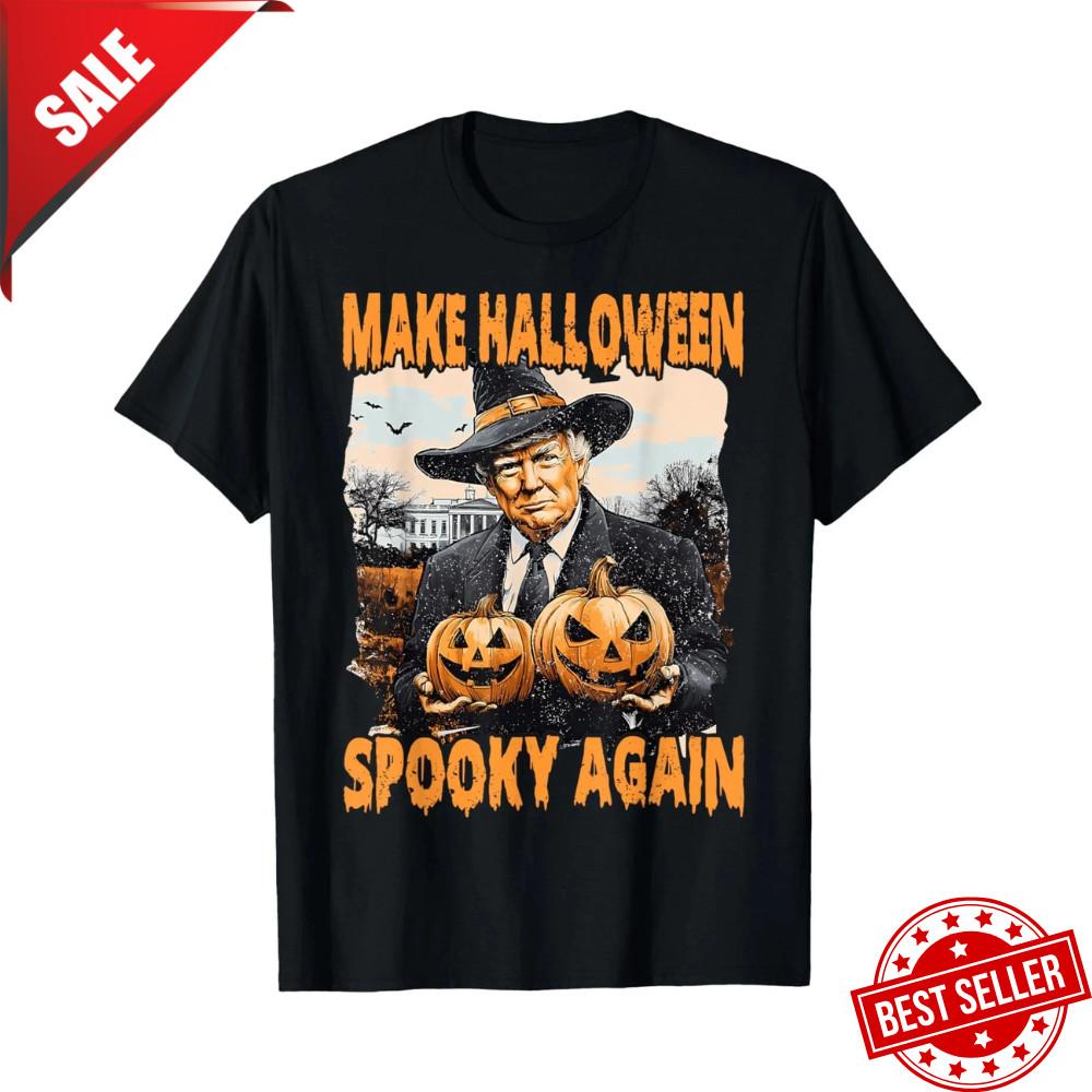 

Funny Make Halloween Great Again Trump Spooky Season inspired Unisex T-Shirt Unisex T-Shirt L