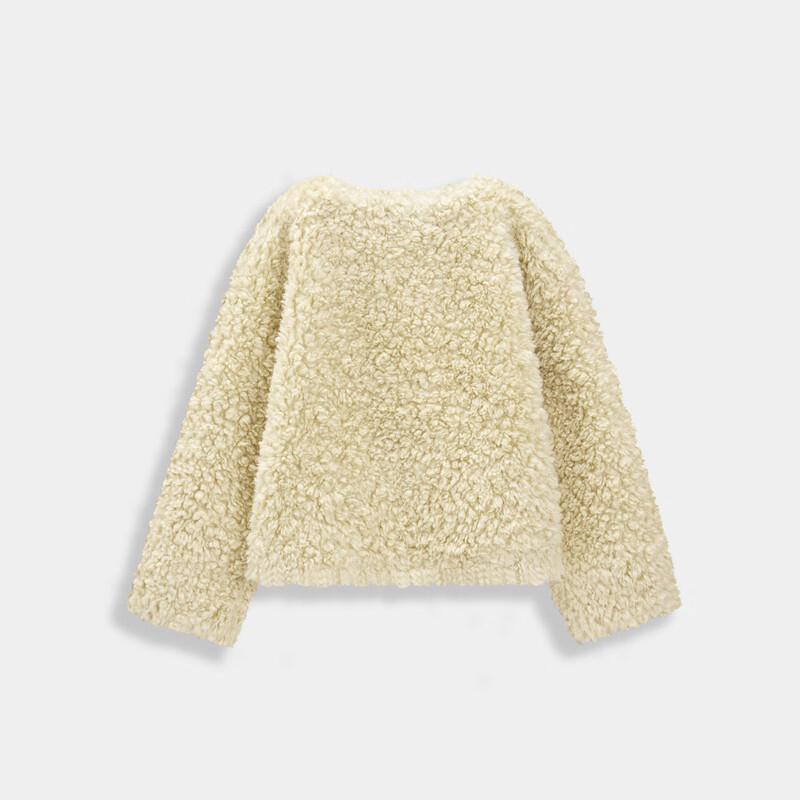 IEF 2025 Autumn/Winter Korean Style Shearling Lamb Wool Jacket