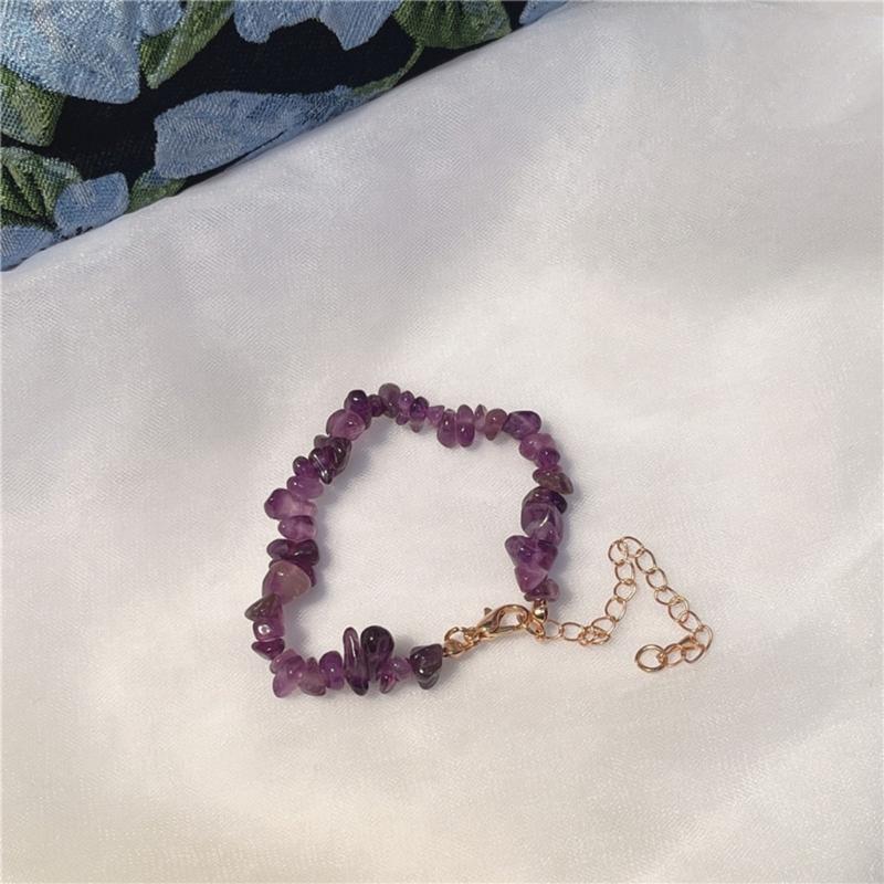 Women's Baroque Tourmaline Bracelet Natural Stone Handmade Jewelry Portable Accessory for Party or Wedding Gifts