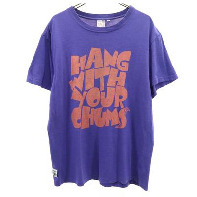 Short Sleeve T-shirt M Purple Men's Used