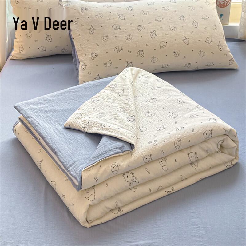 Yalu Soy Fiber Wrinkled Gauze Summer Quilt