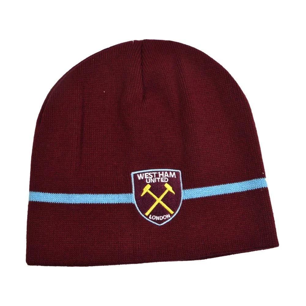 West Ham United FC Berretto lavorato a maglia con stemma One Size