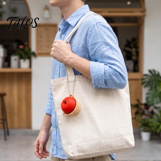Unique Bag Decoration 3D Printed Fruit Fidget Clicker Toy with Mechanical Press, Stress Relief Keychain, Cute Vegetable Charms Sensory for Teens