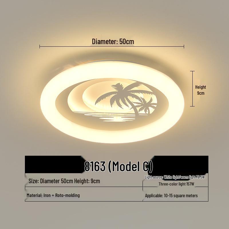 Modern Minimalist Nordic Ceiling Lamp for Bedrooms and Living Rooms