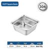 Aokewen 304 Stainless Steel Square Washing Basin