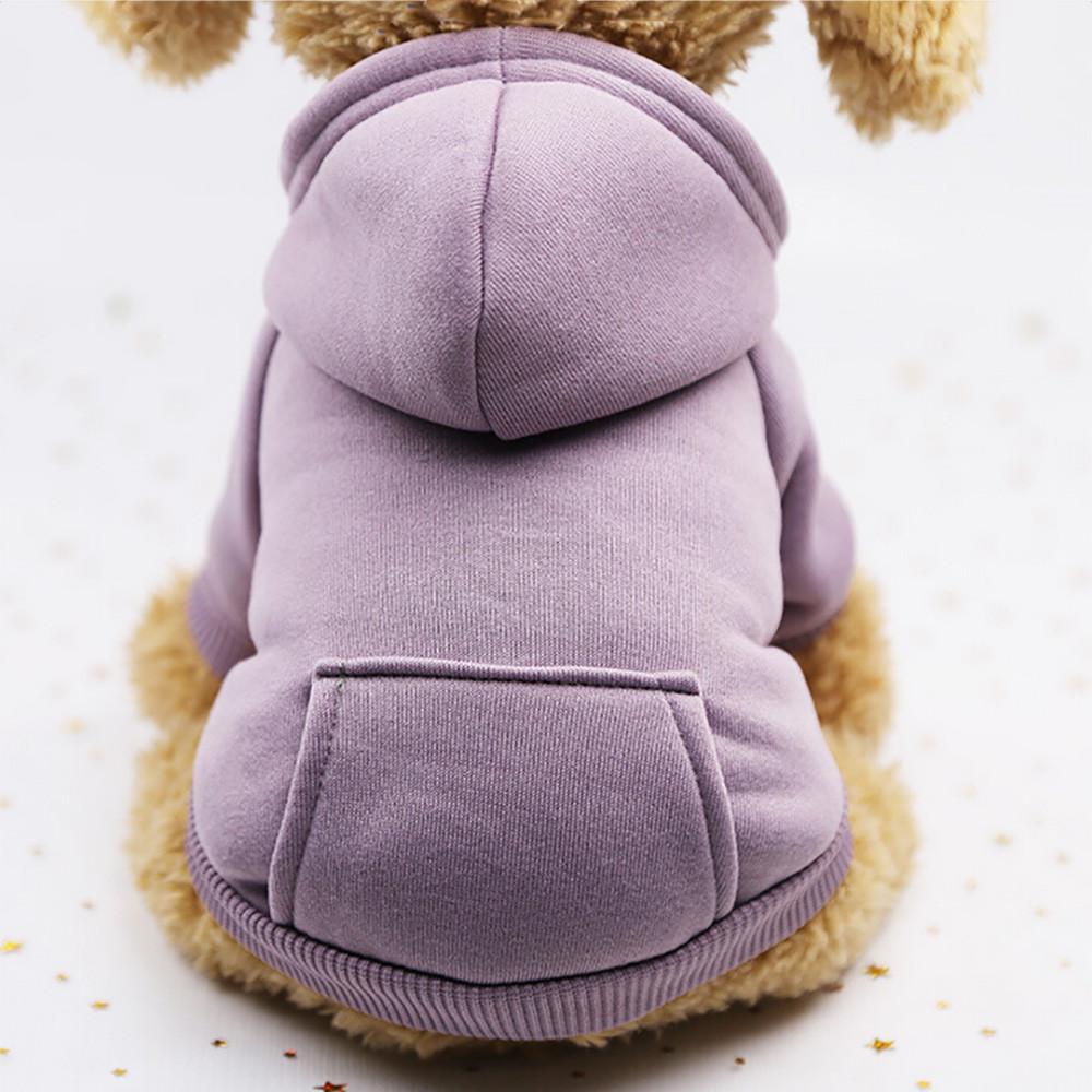 Polyester Kapuzenpullover mit Tasche Hundekleidung Haustierkleidung