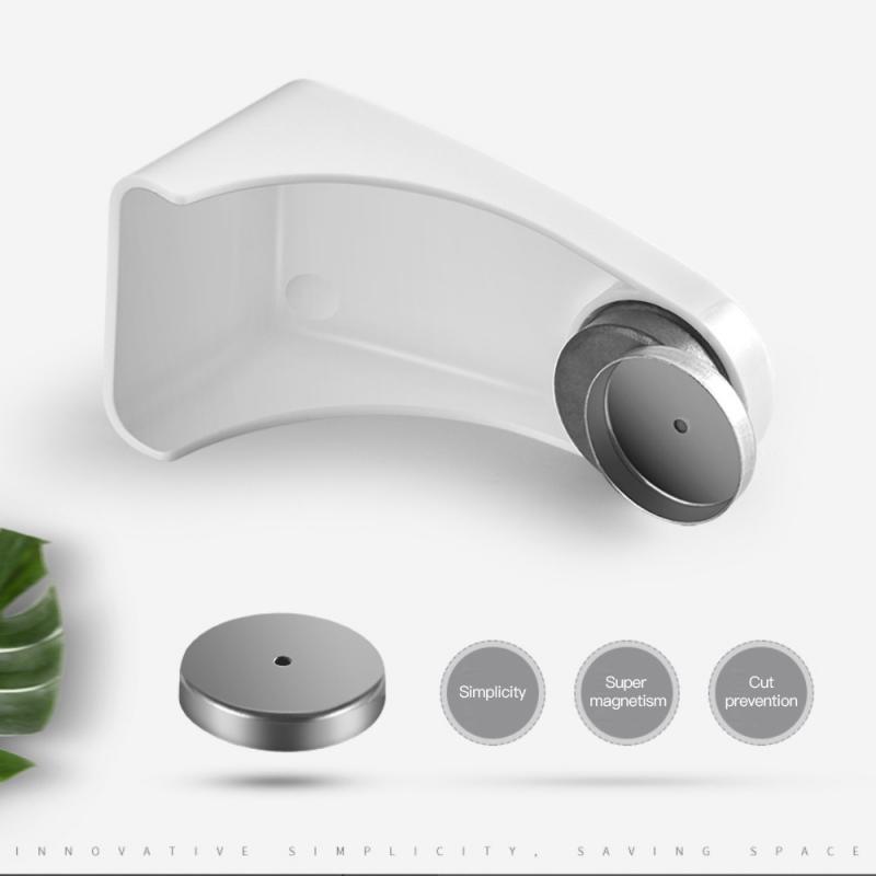 New Magnetic Soap Dish Container Dispenser Wall Attachment Adhesion Soap Holder Kitchen Household Bathroom Magnet High Quality