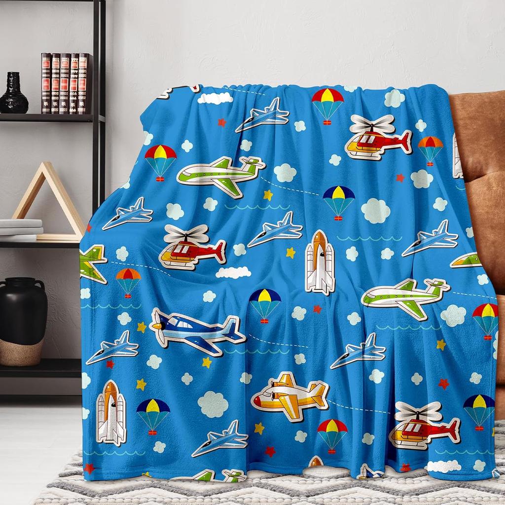 Stylish Space Throw Blanket Lightweight Flannel Throw Classic Space Soft Comfy Plush Blanket For Home Decor Perfect Sofa Office