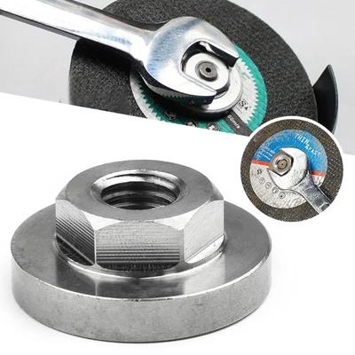 Hexagon Nut for 100 Type Angle Grinder Stainless Steel Hexagon Nut Pressure Plate Quick Change Locking Nut Angle Grinder Accessories