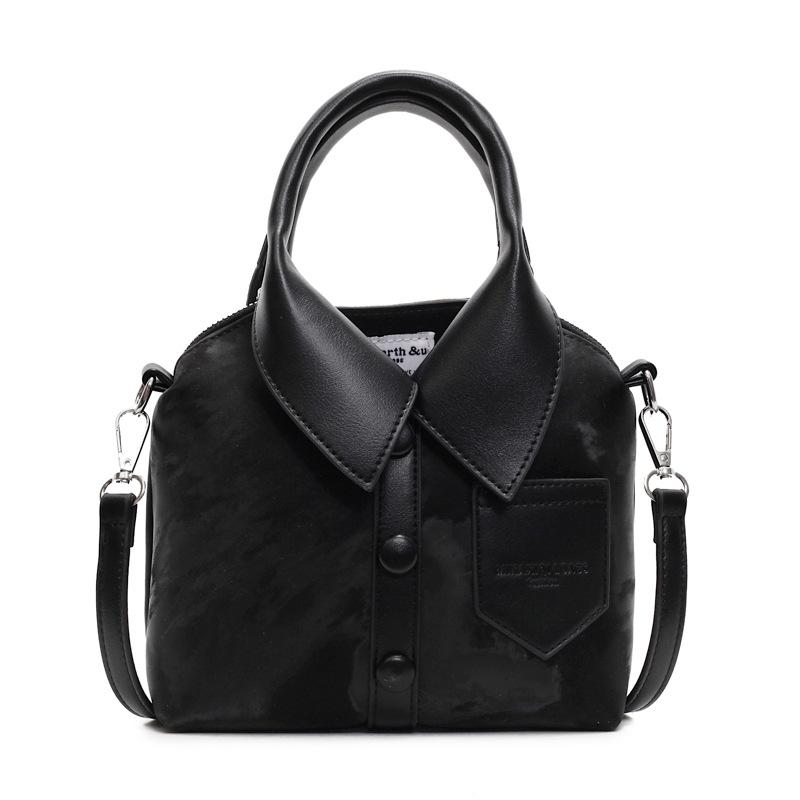 

Personalized shirt small bag 2025 new Korean version of fashion niche design portable messenger women s versatile small square bag чёрный