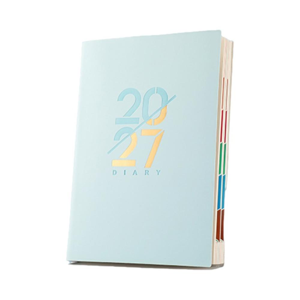 12 Months 2027 Schedule Planner Notepad Wear-resistant To-do List Notebook Travel