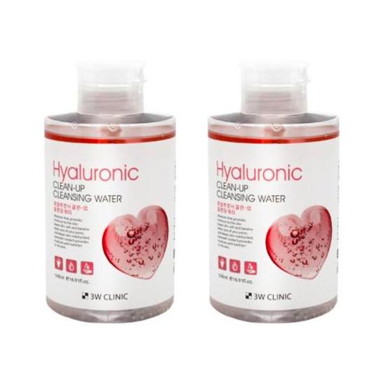 3w Clinic Hyaluronová čistící voda 500 ml (3 Možnosti)