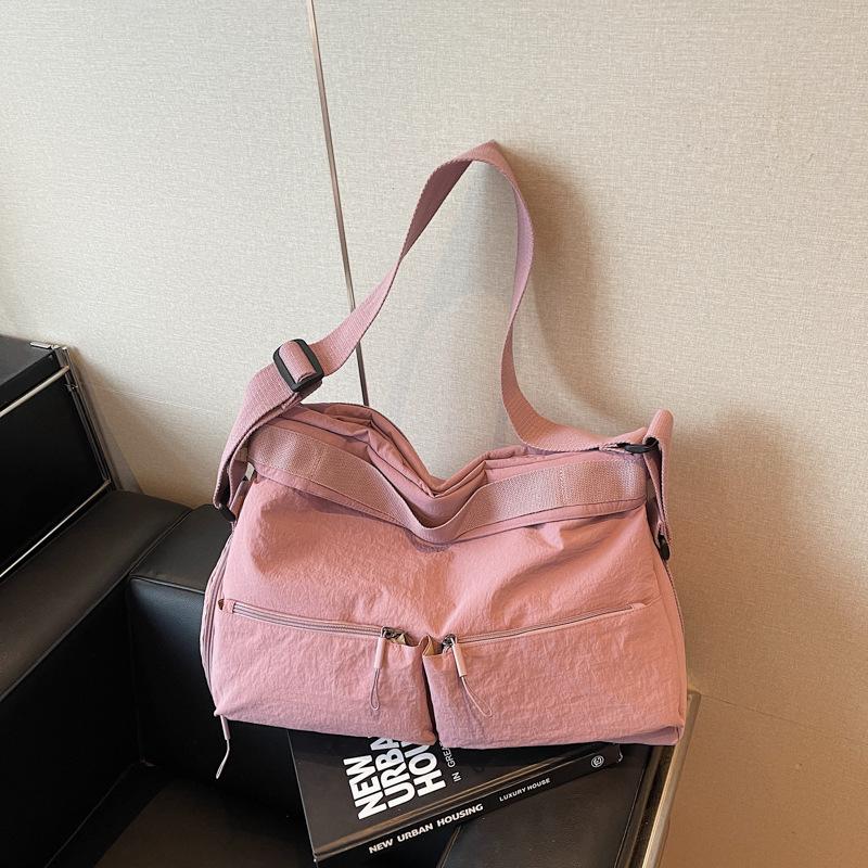 Light Cloth Bag Large Capacity Tote Bag Women's New Casual Versatile Handbag One Shoulder Messenger Bag