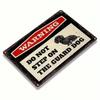 Lustiges Hundeschild "Achtung Nicht Auf den Wachhund Treten" Vintage Dackel Blech Metall Wanddekoration