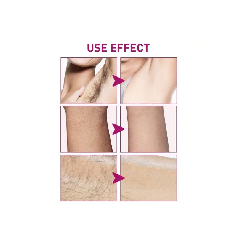 Crème dépilatoire avec 100 ml, douce et non irritante, rend la peau sous les bras, les aisselles et les jambes plus lisse et plus blanche.