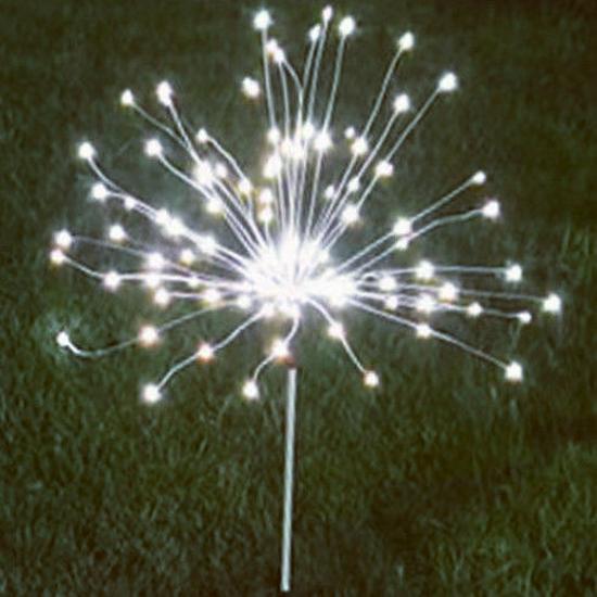 Solar Flower Lantern Dandelion Light: Outdoor Decorative LED Night Lamp