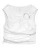 Teulimingbeodeu Metal Circle Drape Sleeveless [ White ]
