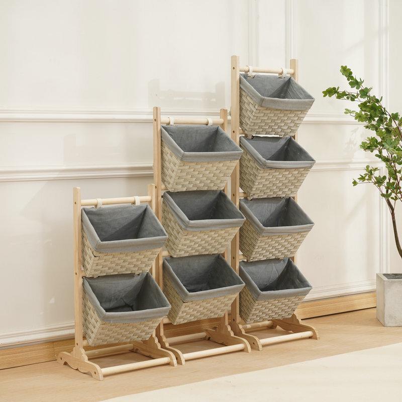 Handun 3-Tier Woven Hanging Storage Basket