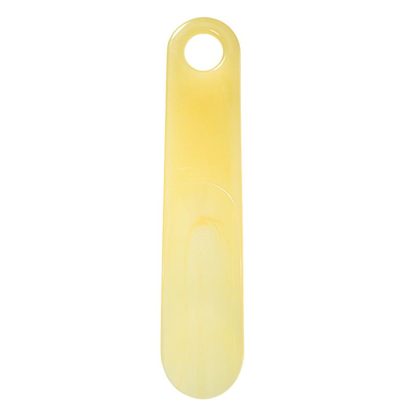 19cm Portable Translucent Shoehorn - Unique Shape, Compact Plastic Shoe Lifter