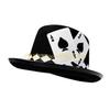 49MD Victorian Derby Cap Card Magicians Tall Hat For Daily Use Special Event