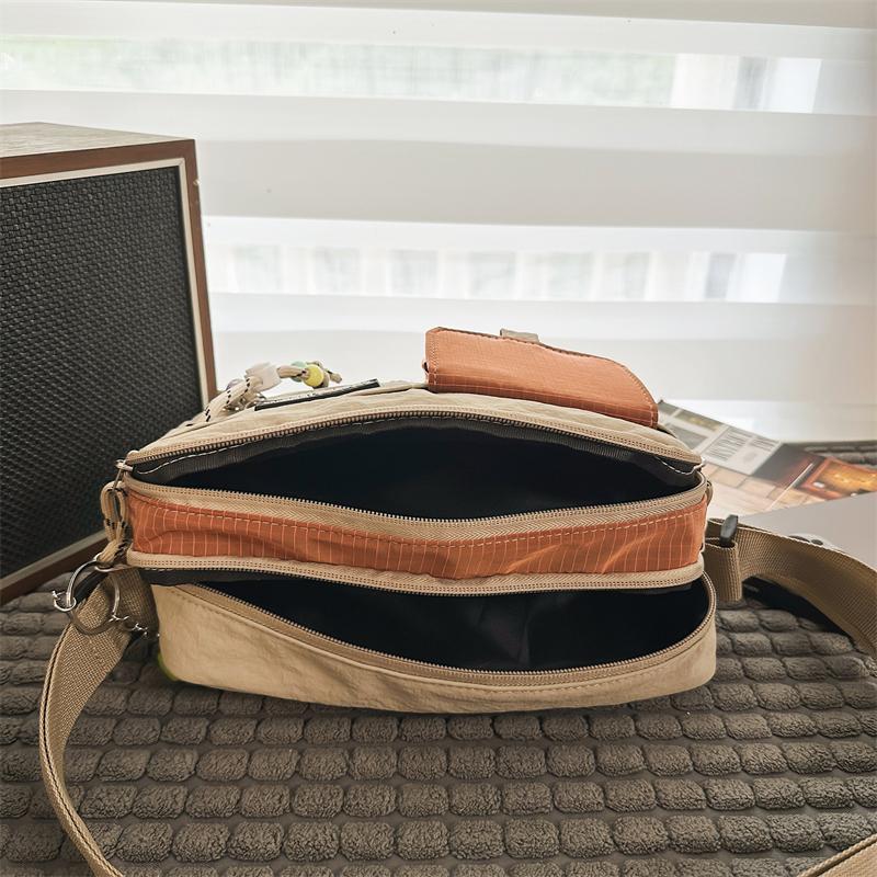 Crossbody Bag Contrast Shoulder Bag Outdoor Sports Lightweight Mobile Phone Bag