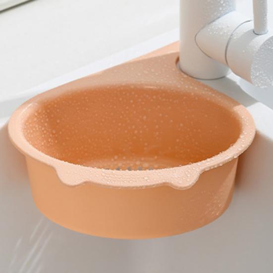Drain Basket Multifunctional Anti-clogging Fine Mesh Hole Cartoon Cat Fruits Vegetables Draining And Storing Basket Kitchen Tools