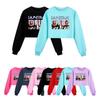 5233 Kids Girls Rumi Zoey Mira Printed Casual Long Sleeves Round Neck Sweatshirt Top