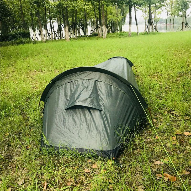 Single Person Camping Tent Portable Backpack Tent Portable Waterproof Tent Camping Hiking