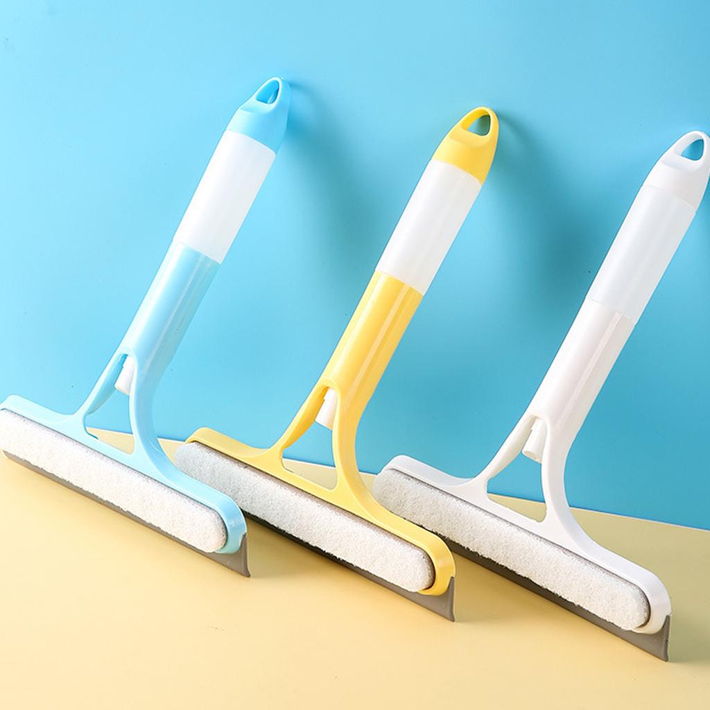3 in 1 Window Cleaner Tool with Ergonomic Handle for Glass Surfaces Kitchen Bathroom Car Windows