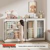 Foldable Plush Toy Storage Basket - Extra Large Flip-Top Box for Living Room