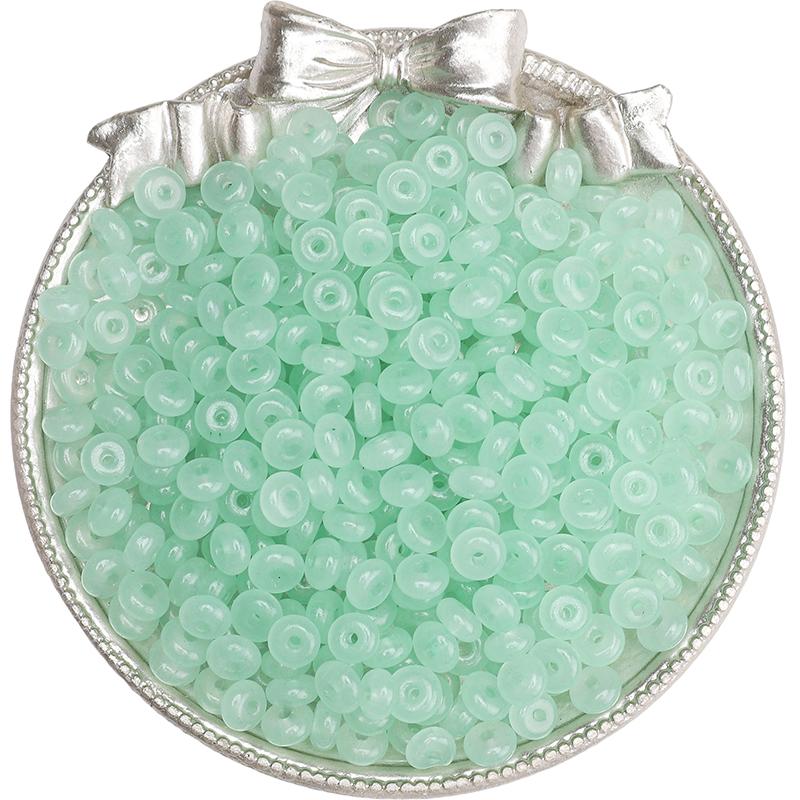 50Pcs Crystal Czech Glass Beads Abacus Seed Beads for Earring Bracelet DIY Jewelry Craft Accessoreis Making
