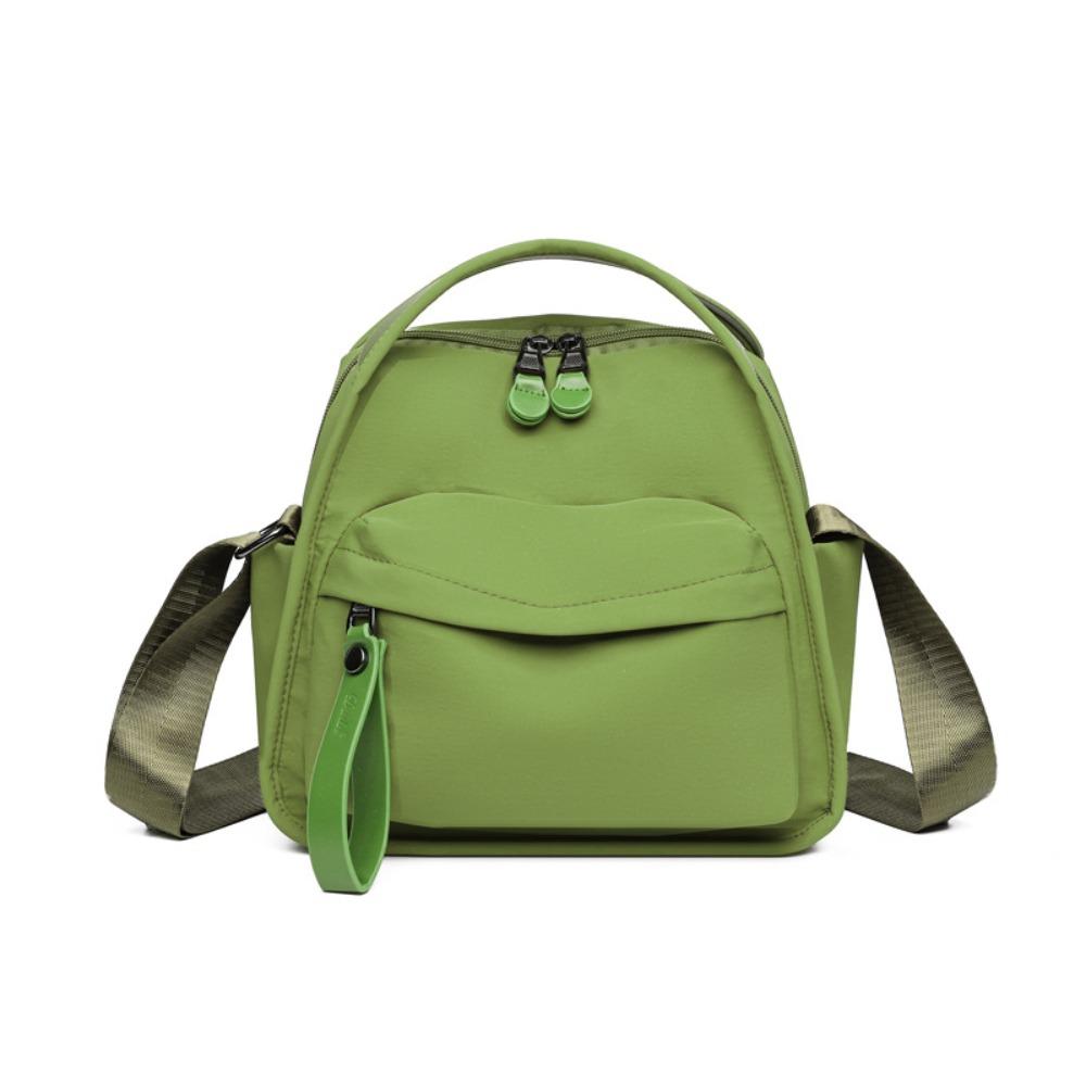 Waterproof Women Crossbody Bag Large Capacity Solid Color Single Shoulder Bag Hand-held Lightweight Commuting Bag Travel