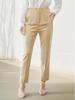 Women's High-Waisted Slimming Solid Color Suit Pants, New 2024 Casual Carrot Style