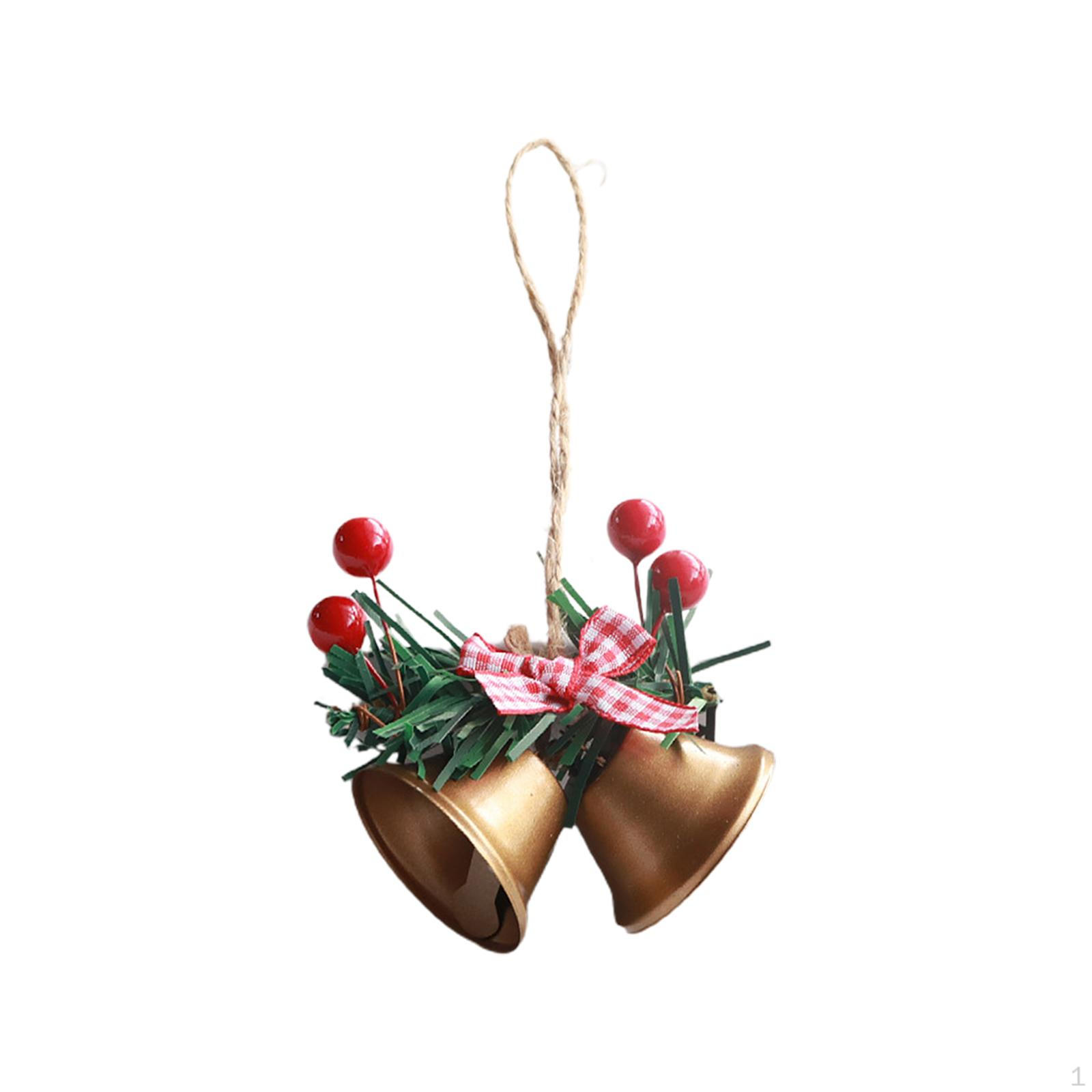 

Рождественский колокольчик, подвесное украшение, милые дверные звонки, многофункциональные елочные колокольчики золотой