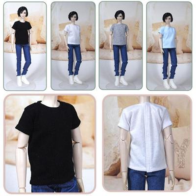 Cotton 30cm Male Doll Accessories Male Clothes Kids DIY Toys Fashion Men T-Shirt Doll Clothes
