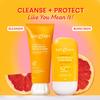 Dot & Key Vitamin C+E Super Bright Sunscreen Spf 50 Pa+++ - 50g & Dot & Key Vitamin C + E Super Bright Gel Face Wash | For Normal Skin | Skin Car