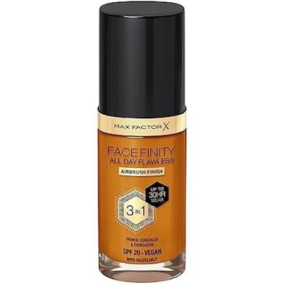 Fondöten - MAX FACTOR - Facefinity All Day Flawless - Renk W95-fındık - 30 Ml - Tüm cilt tipleri için