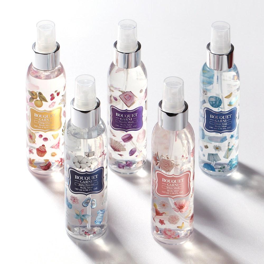 Bouquet Garni Brume Corporelle Parfumée Musc Blanc, 145ml, 2 unités