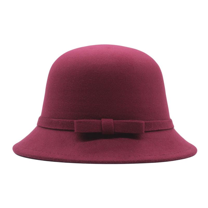 Kid And Adult Wool Felt Bowler Hat With Sun Protection For Spring And Autumn