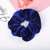 7pcs Vintage Velvet Scrunchie For Women Girls Elastic Bow Hair Rope Shinny Ponytail Holder Soft Hair Rope Hair Accessories