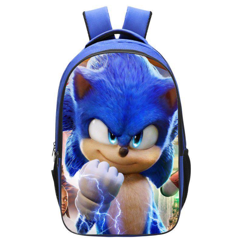 Sonic The Hedgehog 2 Children's Backpack For School Travel Colorful Artwork Unisex Design