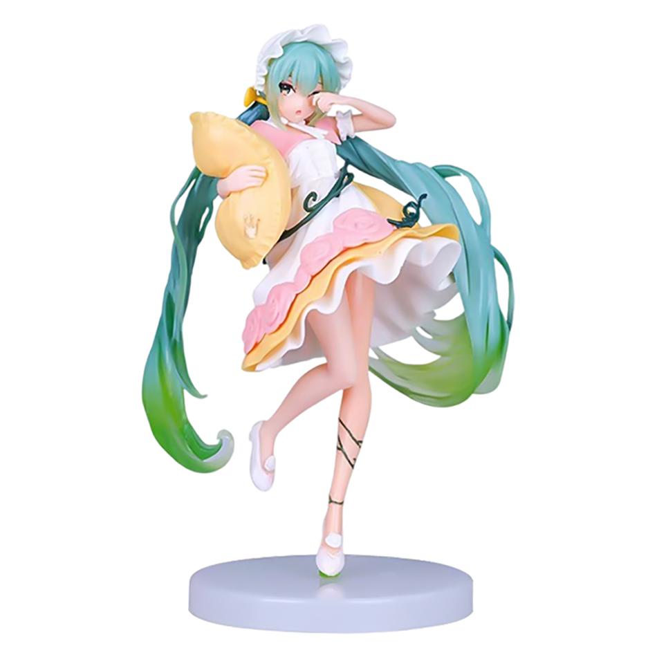 Anime Figurine Hatsune Miku Standing Posture and Sitting Posture Series Cute Action Model Pvc Toy Desktop Collection Gift