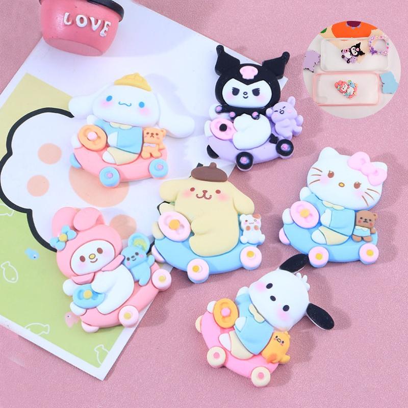 Cartoon Dog Car Tree Resin Accessories Cream Jelly Diy Phone Case Hairpin Water Cup Stationery Patch Material Characters)