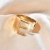 Stainless Steel Retro Letter Ring: European, American, Japanese & Korean Influenced Fashion