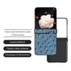 For Honor Magic V Flip 5G Case Hinge Design Genuine Cow Leather+PC Phone Cover