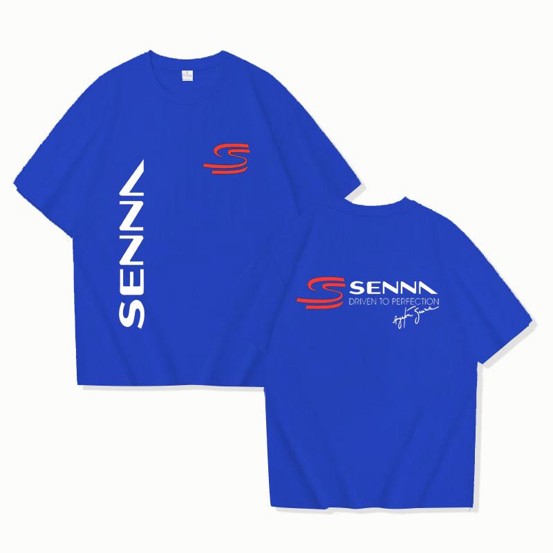 2025 Fashion Men T Shirt Casual Ayrton Senna Brazilian Formula 1 Legend T-shirt Graphic Oversized Breathable Streetwear XXS-4XL