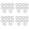 Feb. X 30Mm Stainless Steel Strapping Welded Round O Rings 40 Pcs